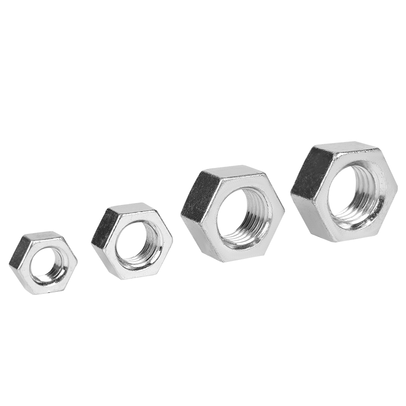Piulițe hexagonale simple teșite